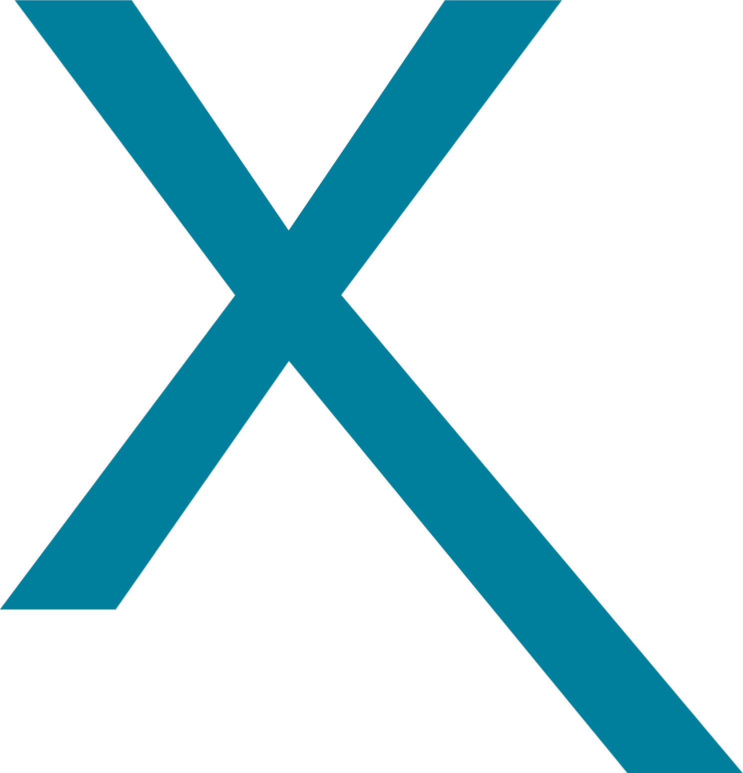 X-FAB Logo (transparentes PNG)
