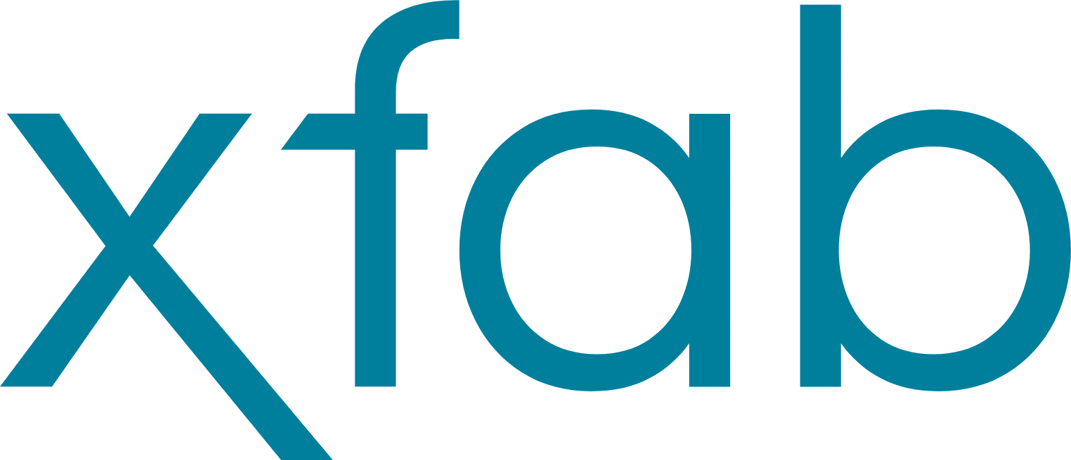 X-FAB logo large (transparent PNG)