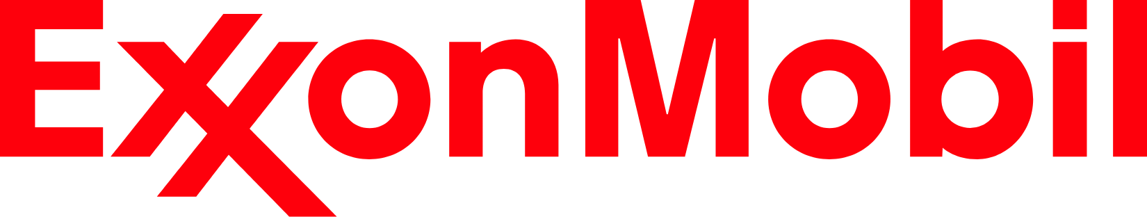 Exxon Mobil logo large (transparent PNG)