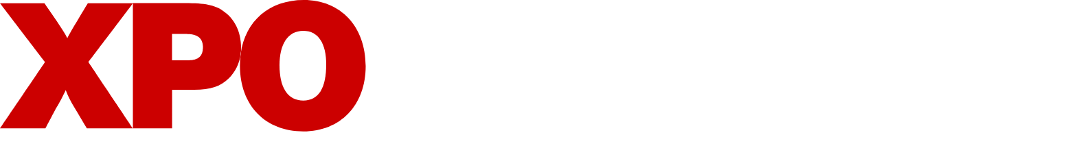 XPO Logistics logo large for dark backgrounds (transparent PNG)