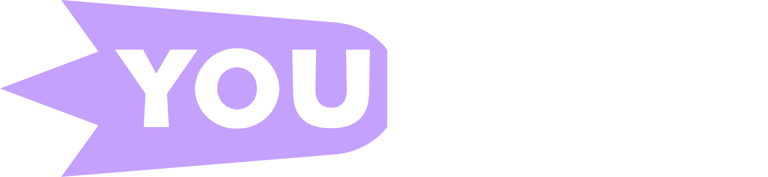 Younited Financial logo fulle size on a dark background (transparent PNG)