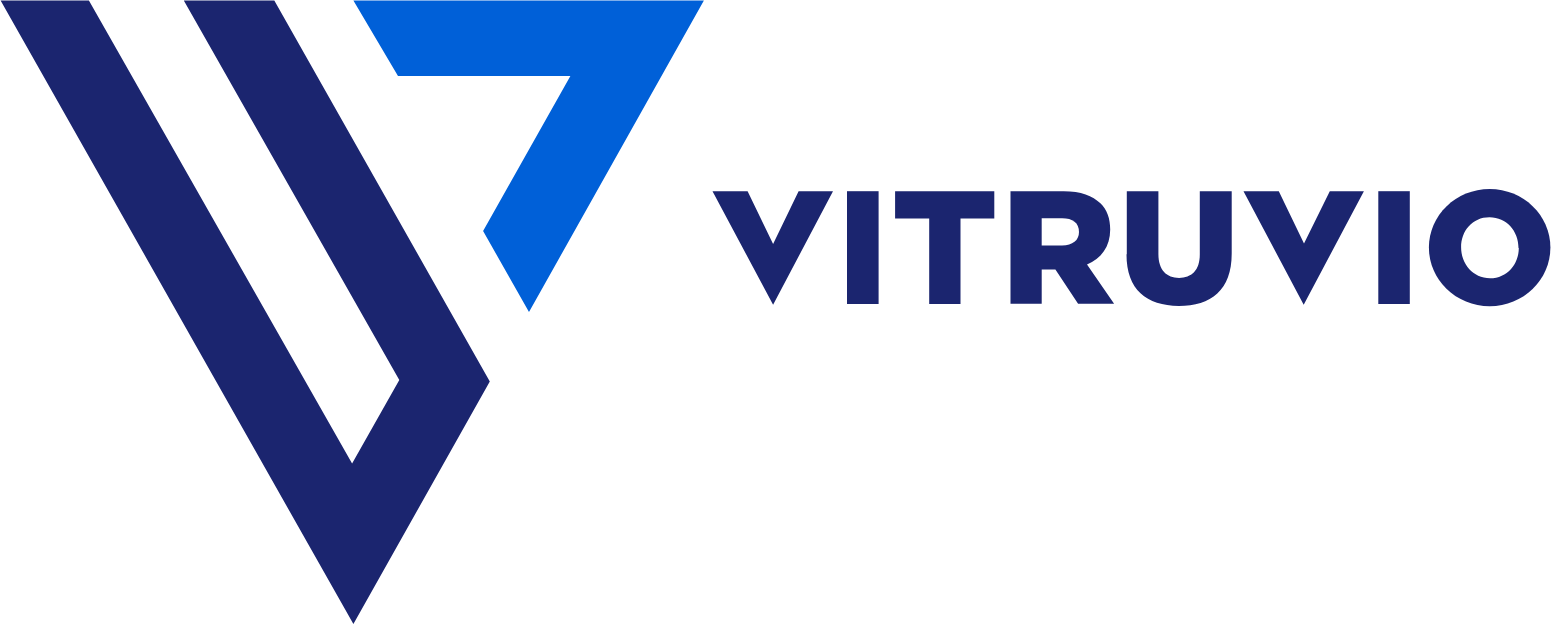 Vitruvio Real Estate logo large (transparent PNG)