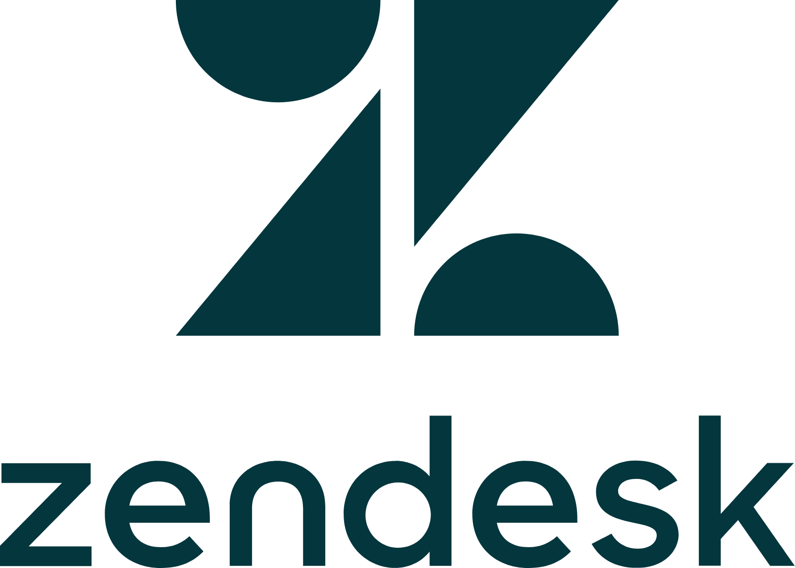 Zendesk logo large (transparent PNG)