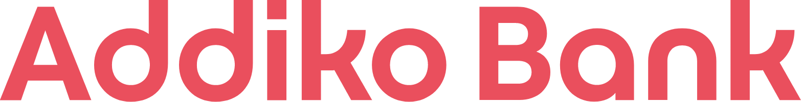 Addiko Bank
 logo large (transparent PNG)