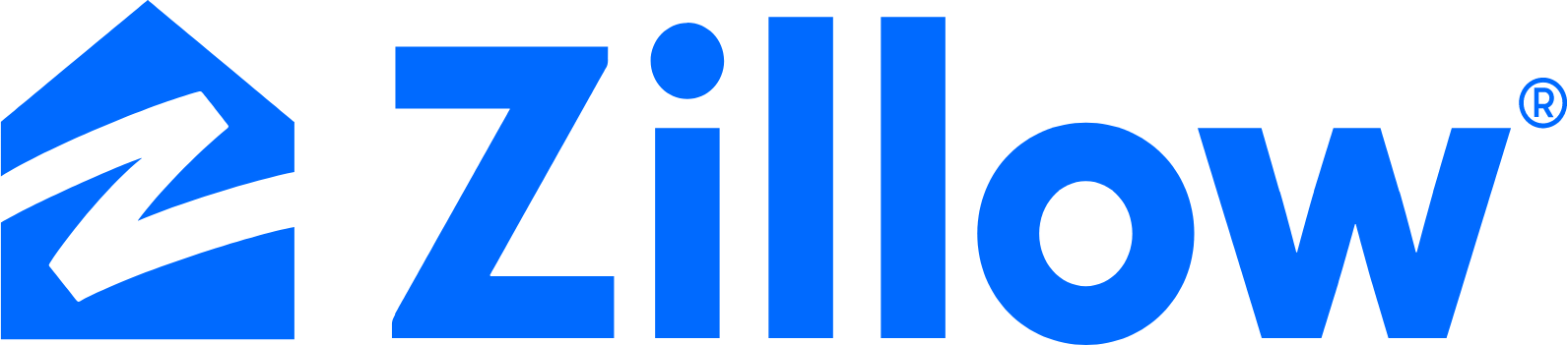 Zillow logo in transparent PNG and vectorized SVG formats