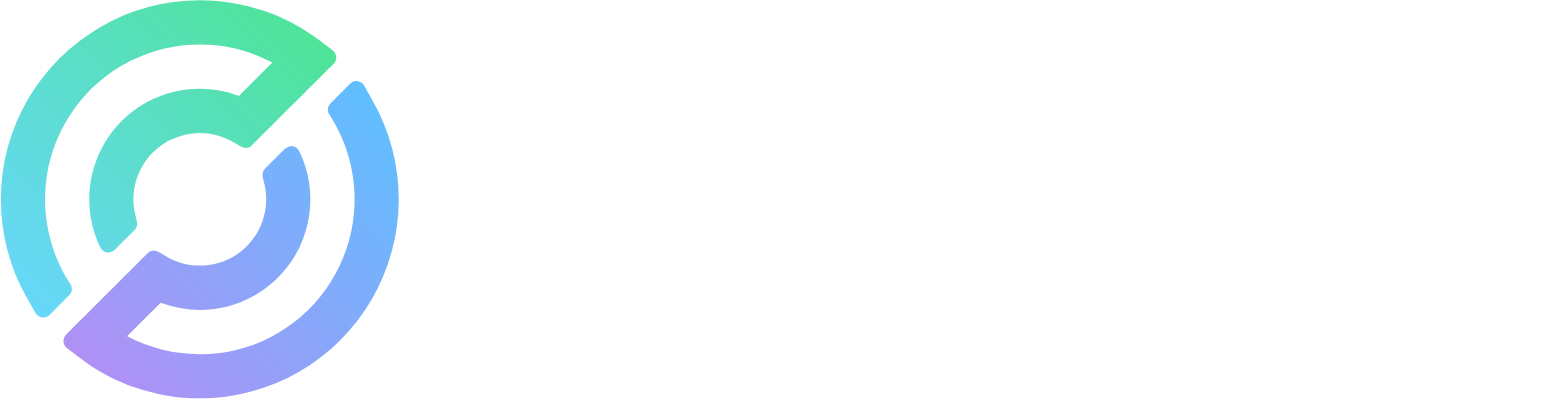 Circle logo fulle size on a dark background (transparent PNG)