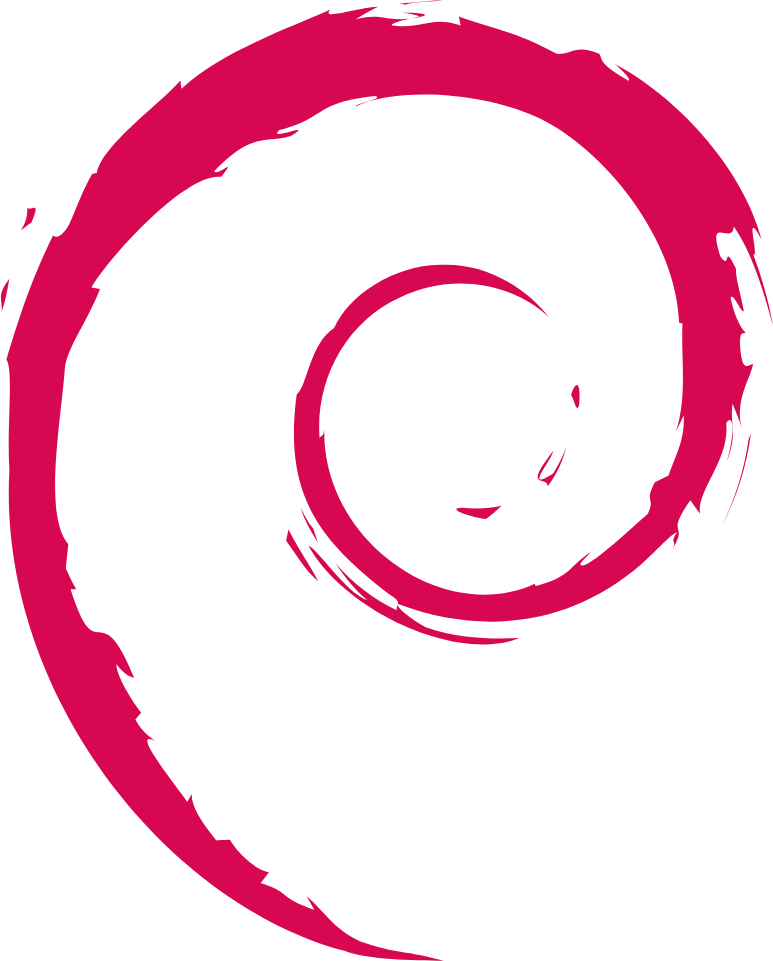 Debian logo (PNG transparent)