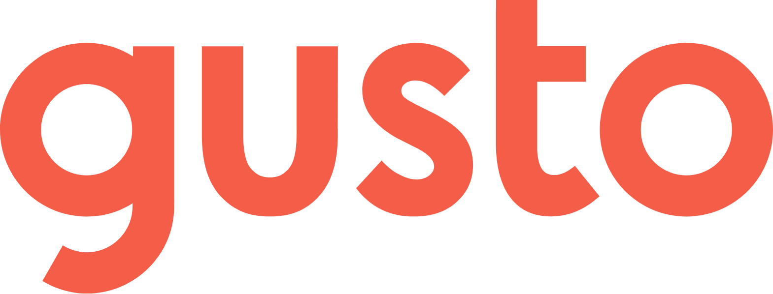 Gusto logo in transparent PNG and vectorized SVG formats