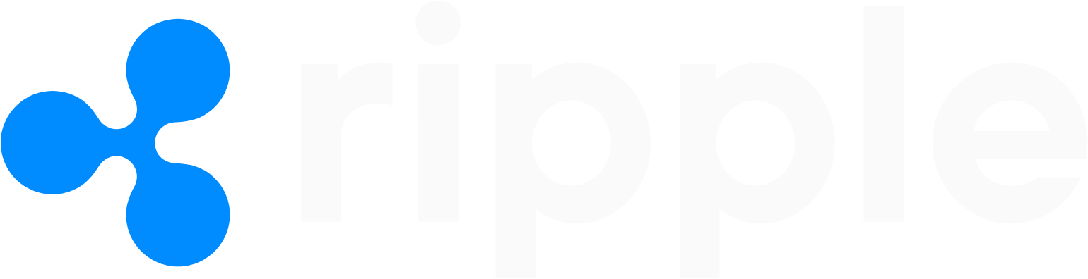 Ripple logo large for dark backgrounds (transparent PNG)