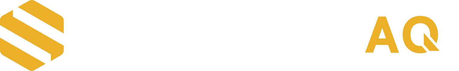 SandboxAQ Logo groß für dunkle Hintergründe (transparentes PNG)