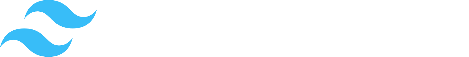 Tailwind CSS logo grand pour les fonds sombres (PNG transparent)