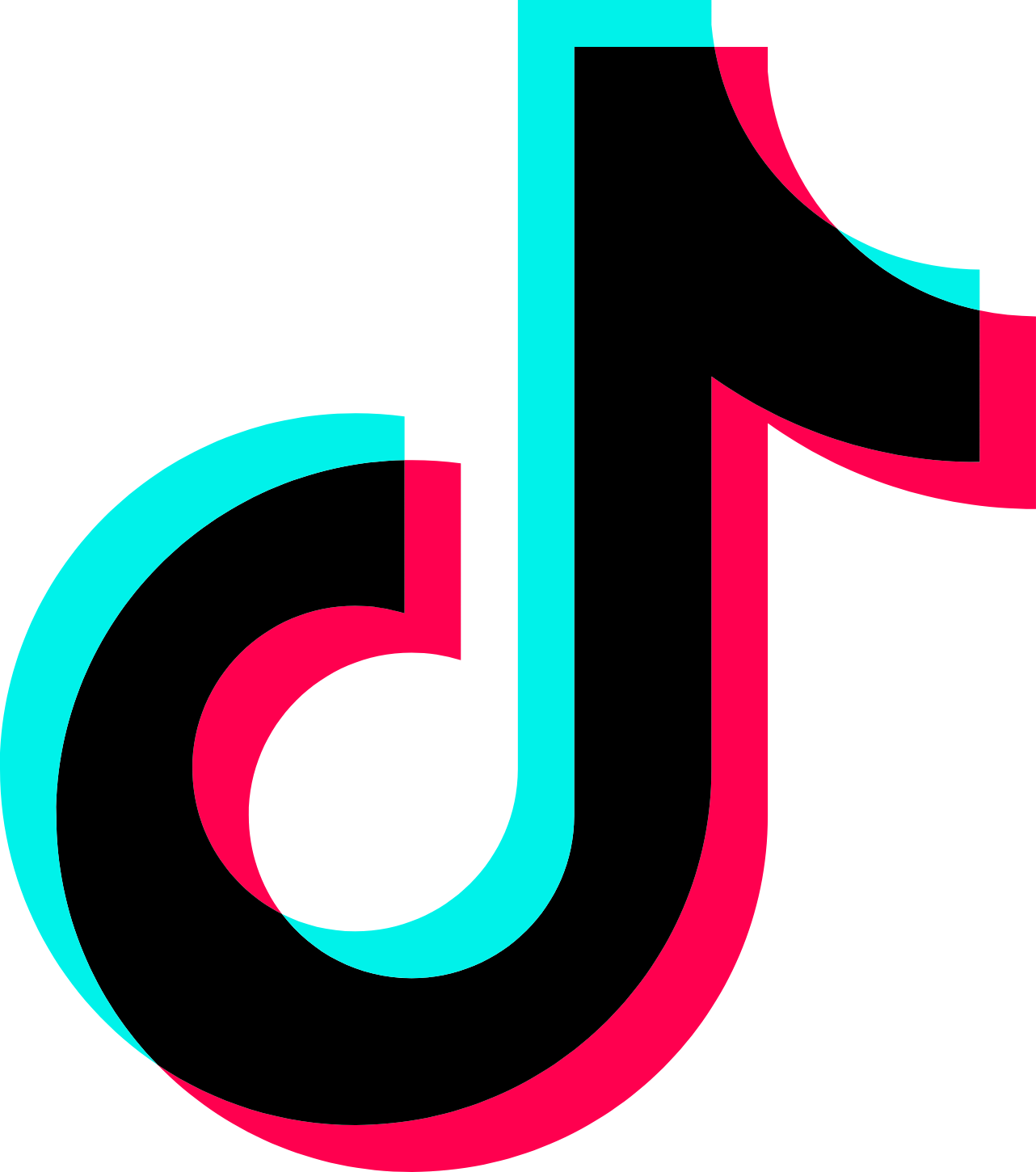 TikTok logo (transparent PNG)