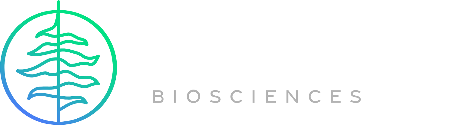 Treeline Bio logo grand pour les fonds sombres (PNG transparent)