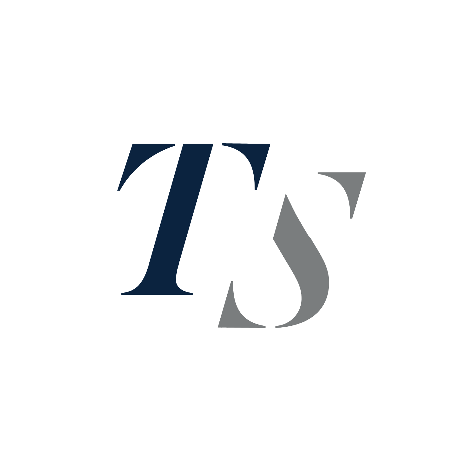TrueShares logo pour fonds sombres (PNG transparent)