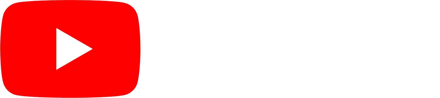 Youtube logo fulle size on a dark background (transparent PNG)